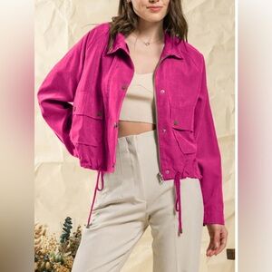 Hippie Rose Hot Pink Jacket
